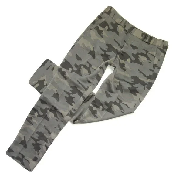 NWT Banana Republic Ryan in Camo Camouflage Fluid Soft Ankle Trouser Pants 4 - Picture 1 of 4